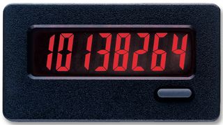 RED LION CONTROLS,CUB7CCR0,COUNTER, 8 DIGIT, RED, BACKLIT RED LION CONTROLSCUB7CCR0