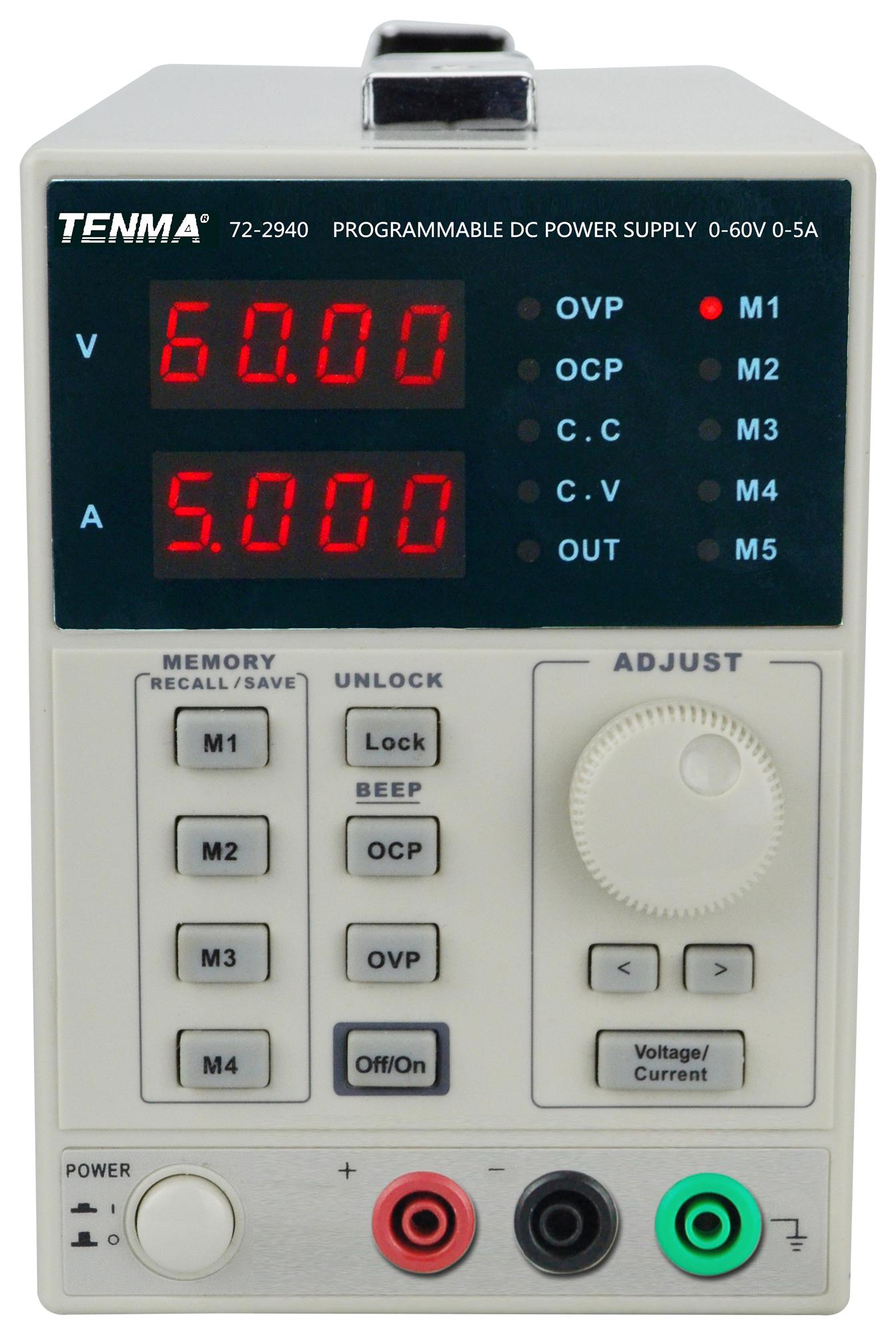 72 2940 Tenma Bench Power Supply Programmable 1 Output