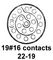 CINCH CN1021A22G19S7-040