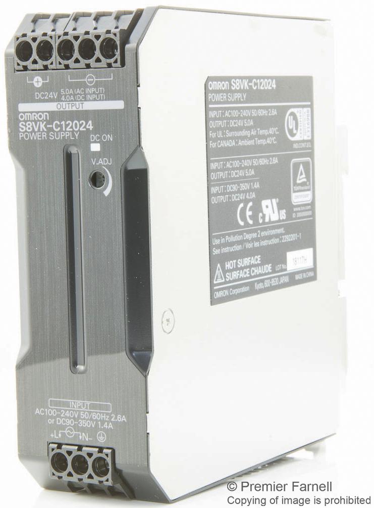 S8vk C12024 Omron Ac Dc Din Rail Power Supply Psu Ite 1 Output