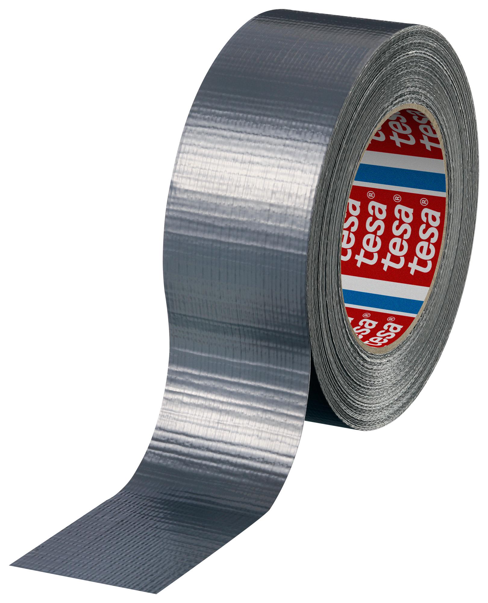 04613 00037 00 Tesa Duct Tape PE Polyethylene Cloth Silver