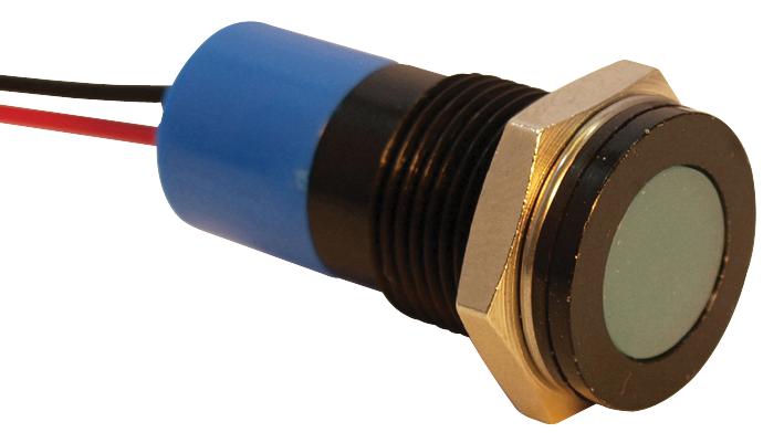 Blue LED 14mm Panel Indicator Light 24VDC APEM