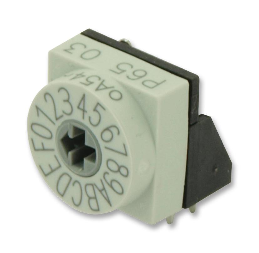R//A Part # HARTMANN CONCO P65THR703L254 SWITCH 16 POS HEX ROTARY