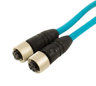 DR04DR117 TL359 M12M Connector to M12M Connector Cords Alpha Wire