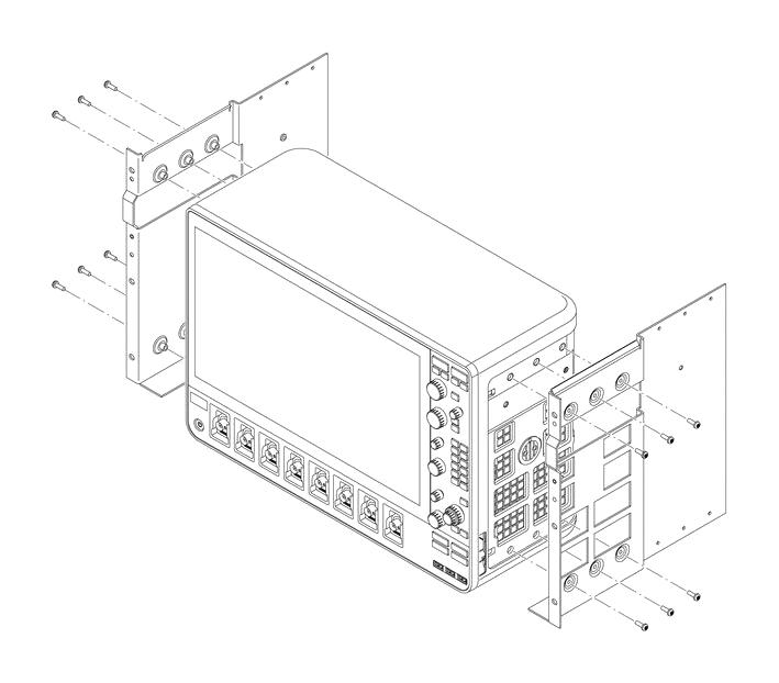 RM4 Tektronix Rack Mount Kit, Rack Mount Kit, Tektronix 4 Series