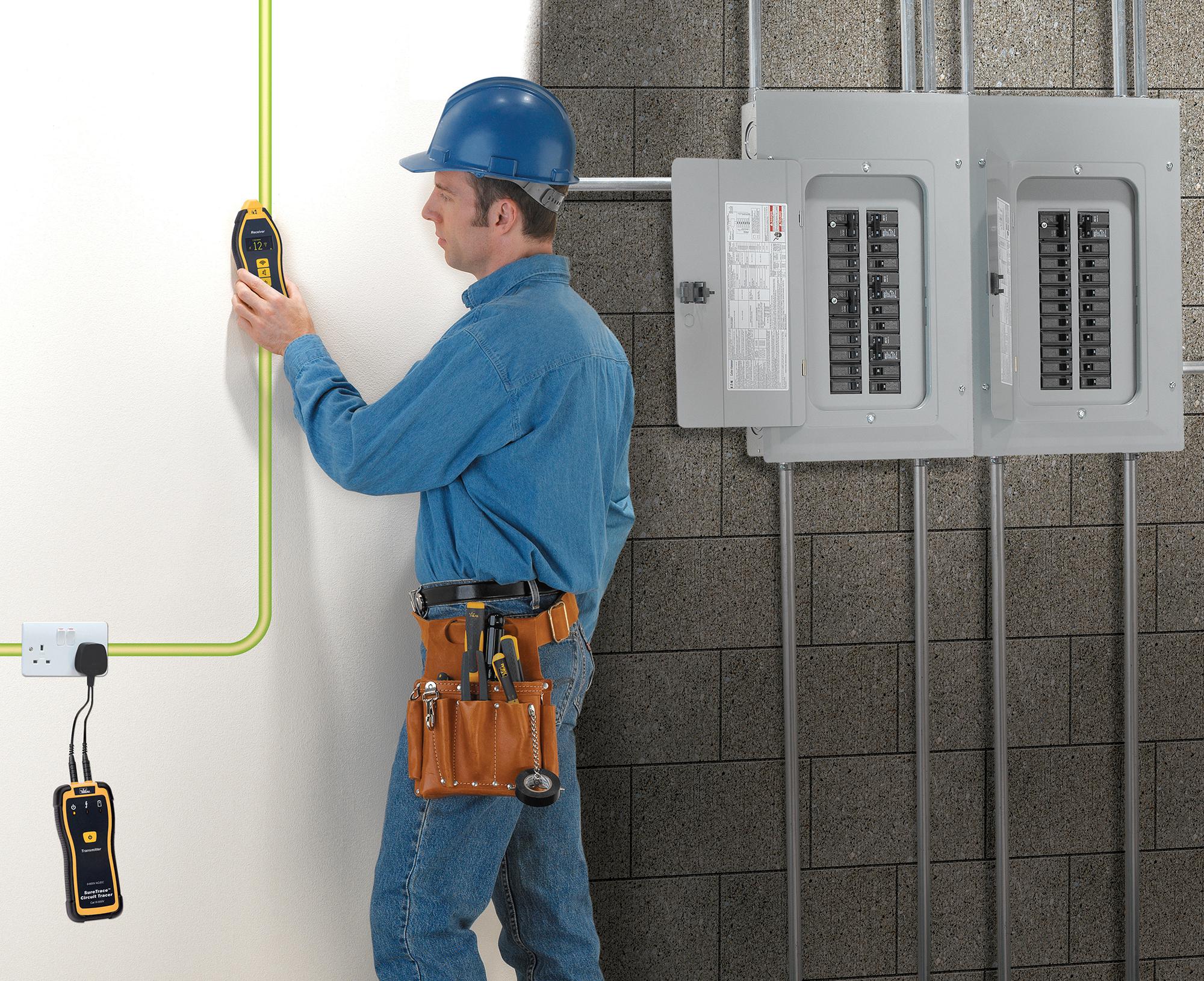 61955 Ideal Circuit Tracer Kit, Red LED Display