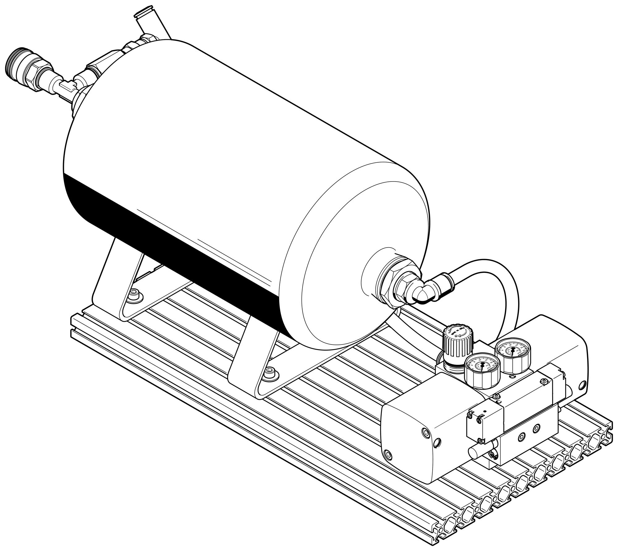 552930 - Festo - Pressure Booster, 40 mm Piston Diameter, 4.5 to 10 bar