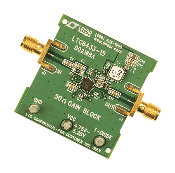 DC2168A - Analog Devices - Demo Board, LTC6433-15, Gain Block IF Amplifier