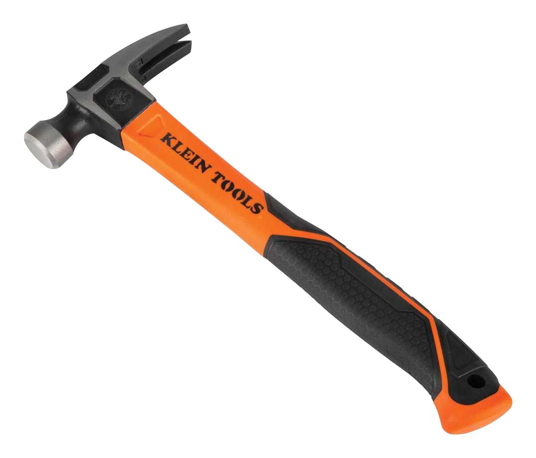 H80816 KLEIN TOOLS, Hammer Claw, Straight, 16 Oz, 330.2 mm