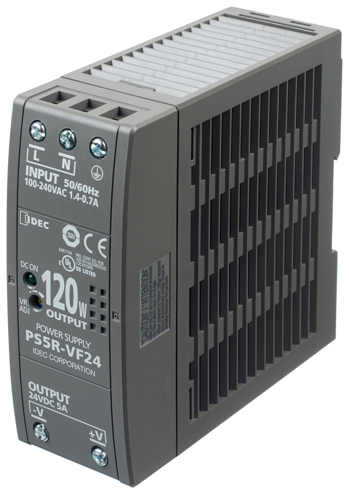 PS5RVF24 Idec AC/DC DIN Rail Power Supply (PSU), ITE, 1 Output