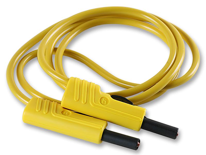 4MM PLG-PLG YELLOW ,JR9235-1M YELLOW,TEST LEAD