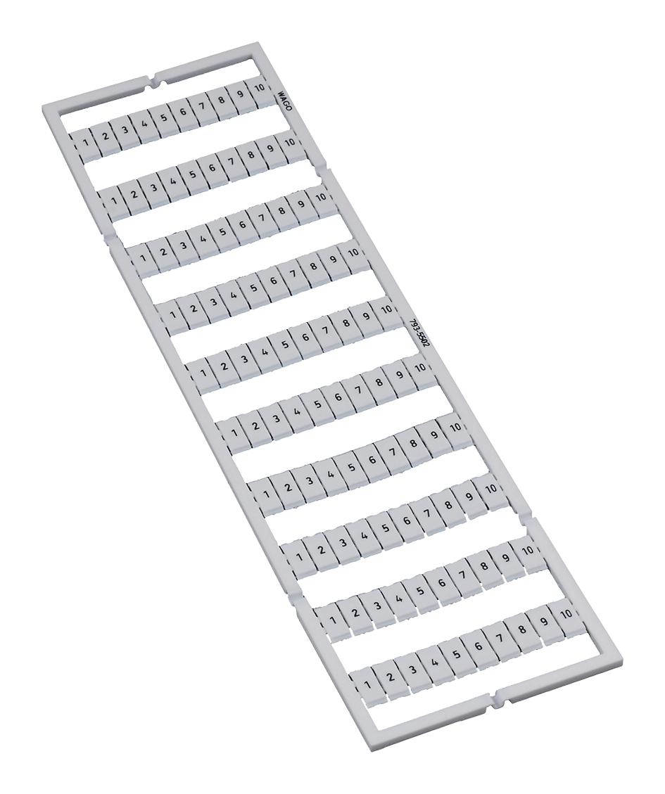 7935502 Wago TERMINAL MARKER, NUMBER, 1 TO 10