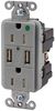 HUBBELL WIRING DEVICES USB8200GY