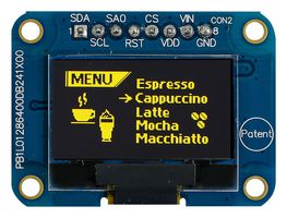 MIDAS DISPLAYS MDOB128064V1V-YS