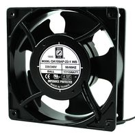 AC Axial fans, OA109AP Series, Ball Bearing, Square, 230/115 VAC