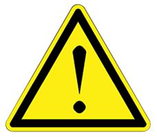 PESW-B-9Y. - Panduit - LABEL, CAUTION WARNING PICTOGRAM, 25.4MM