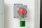 BRADY 22MM CLEAR PUSH BUTTON LO W/ STD COVER