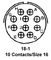 AMPHENOL INDUSTRIAL MS3106A18-1S.