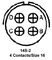 AMPHENOL INDUSTRIAL MS3100A14S-2P.