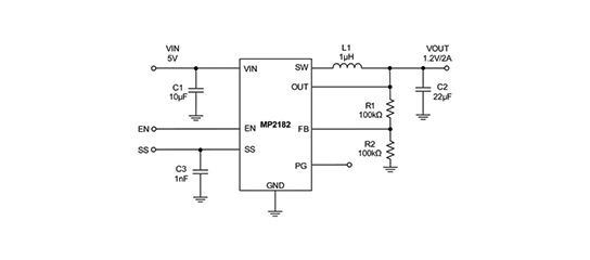 MP2182 DC-DC Power Converter